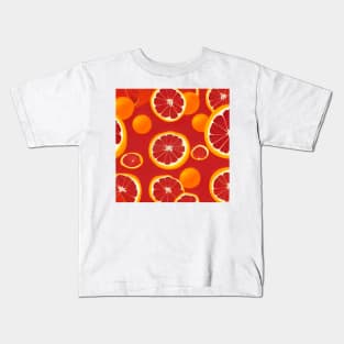 Blood orange/grape illustration Kids T-Shirt